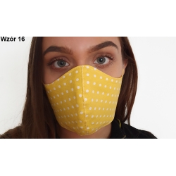 Profilowana bawełniana maseczka rozmiar damski